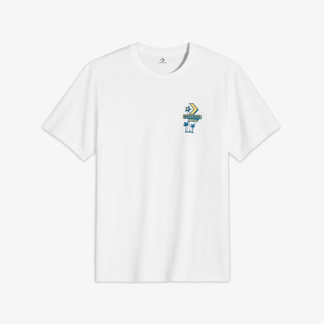  Converse Erkek Beyaz T-Shirt