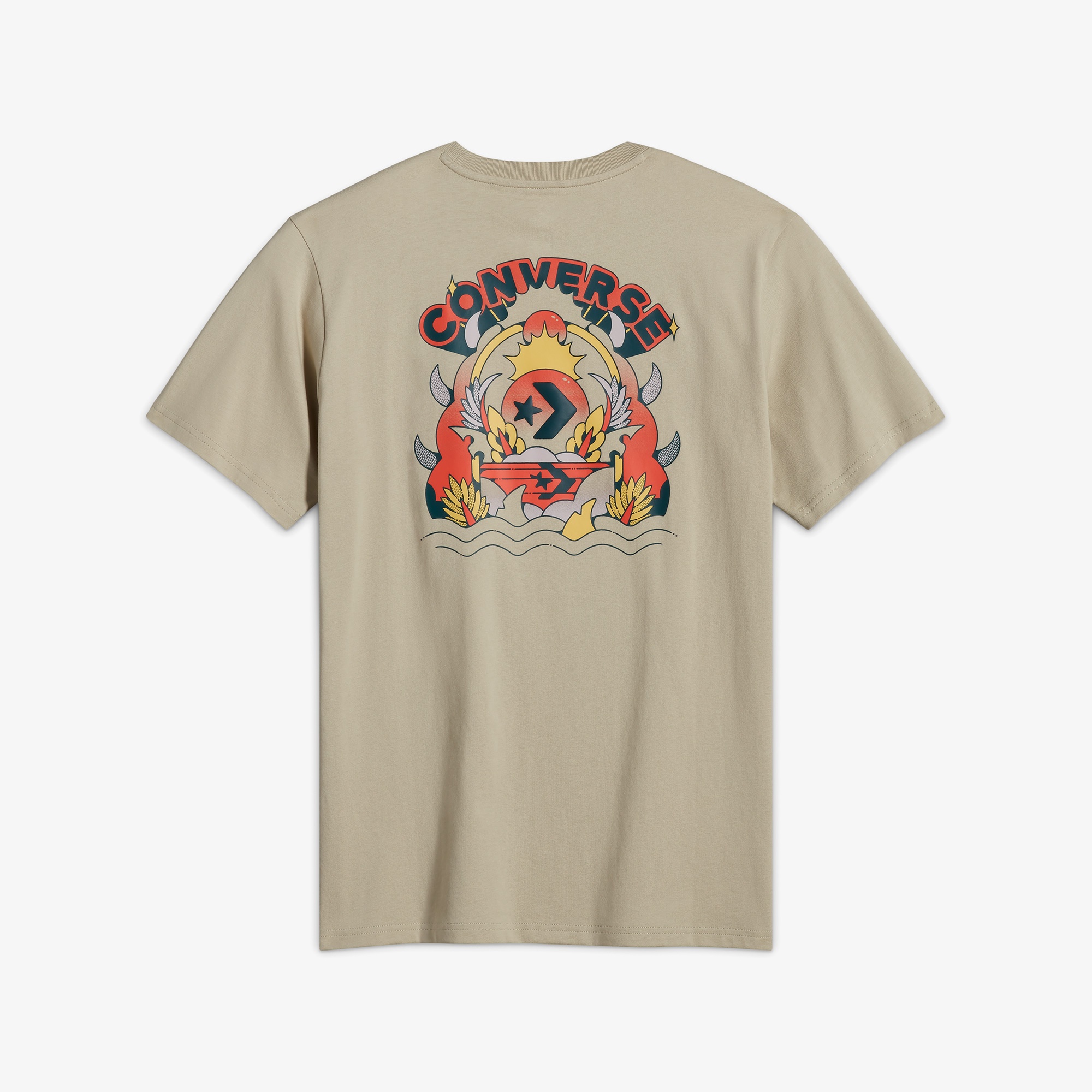 Converse Erkek Bej T-Shirt