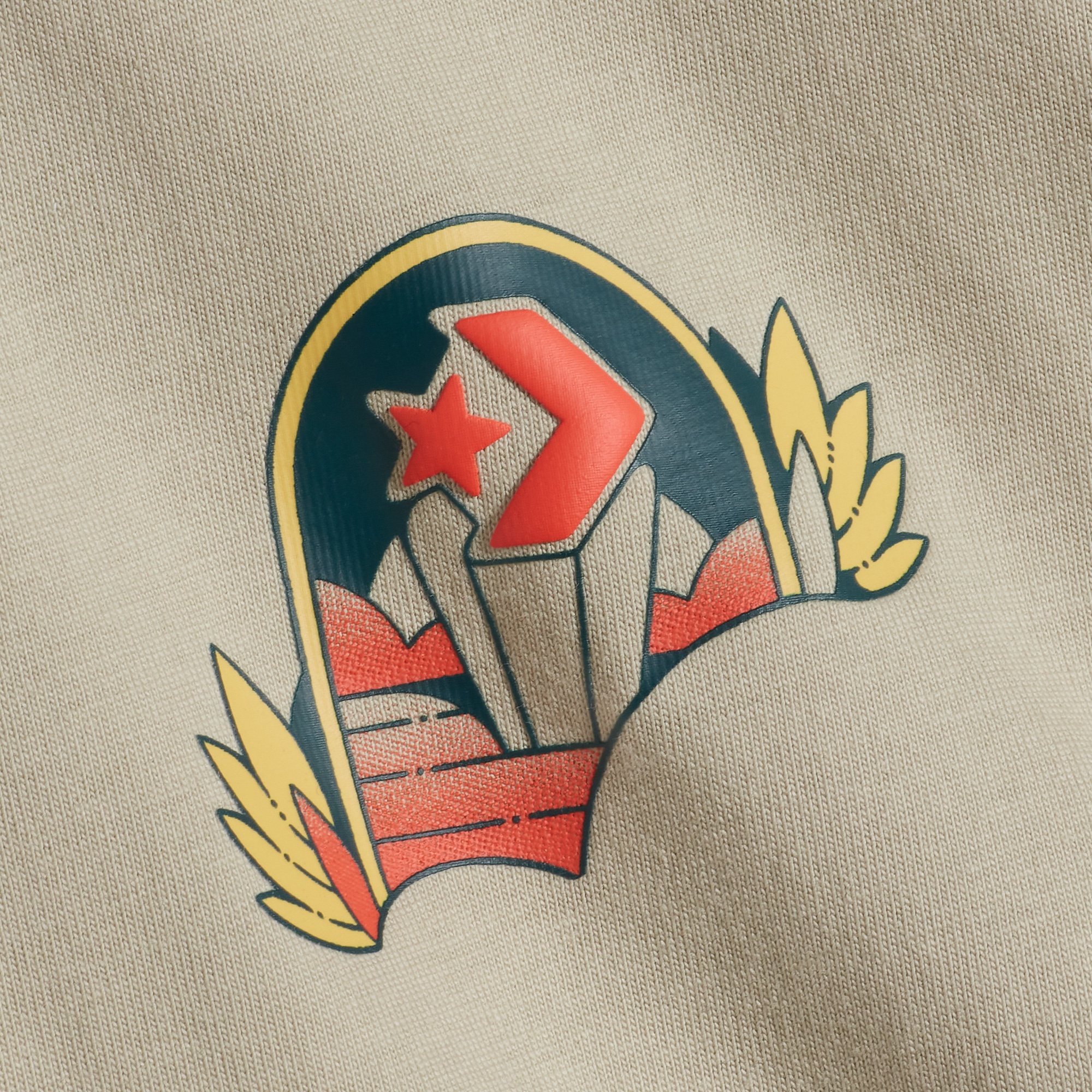 Converse Erkek Bej T-Shirt