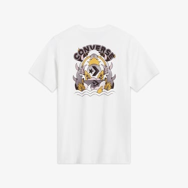  Converse Erkek Beyaz T-Shirt