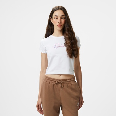  Converse Kadın Beyaz T-Shirt