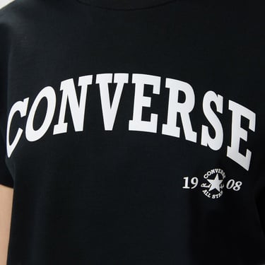  Converse Kadın Siyah T-Shirt