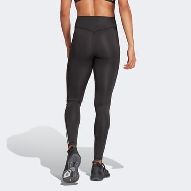  adidas Optime 3-Stripes Full Length Kadın Siyah Tayt