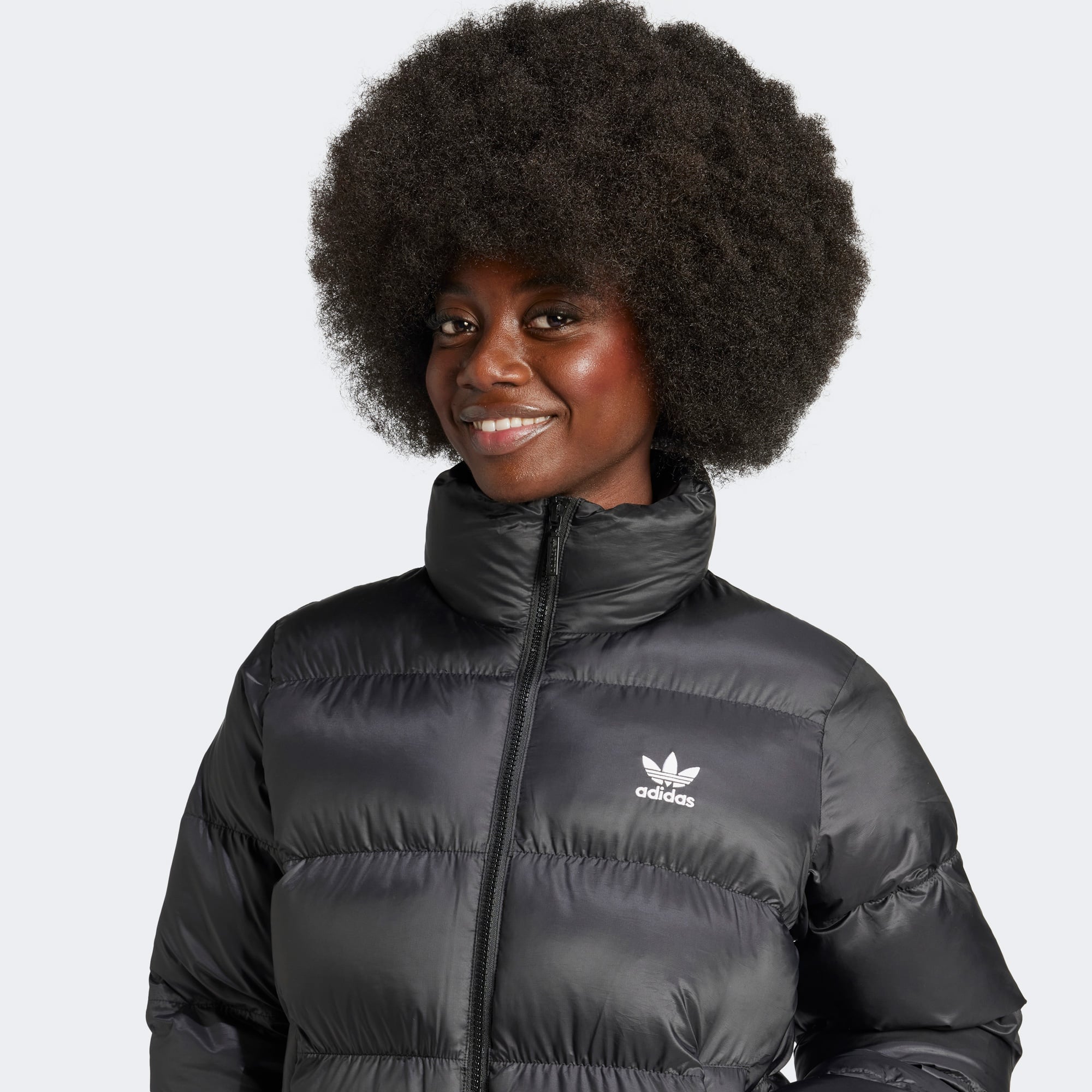 adidas Short Puffer Kadın Siyah Mont