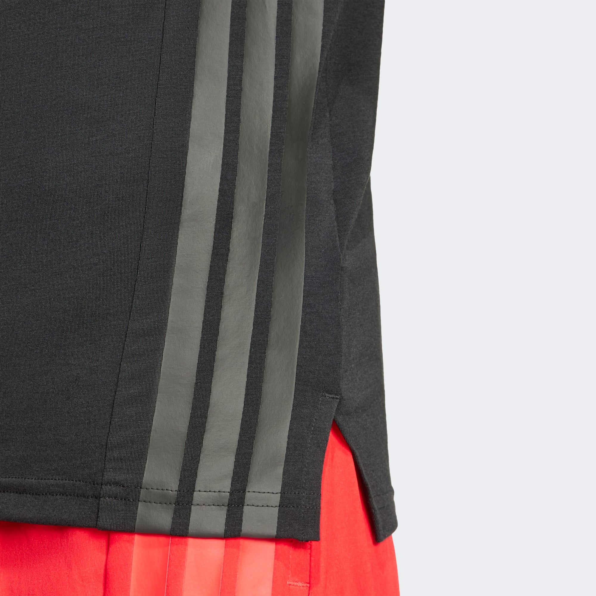 adidas Designed 4 Training 3-Stripes Erkek Siyah T-Shirt