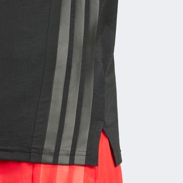  adidas Designed 4 Training 3-Stripes Erkek Siyah T-Shirt