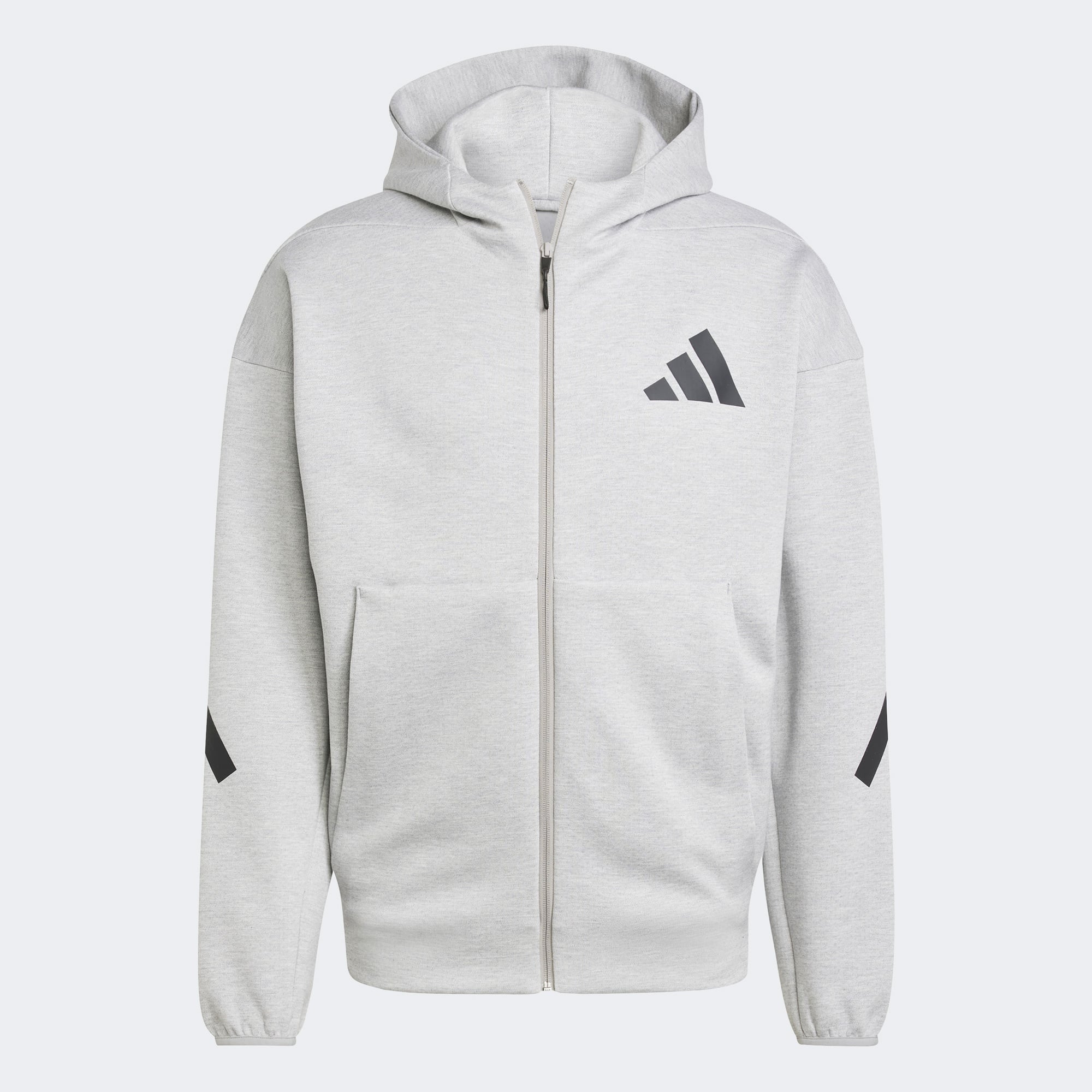 adidas Z.N.E. Full-Zip Erkek Gri Eşofman Üstü