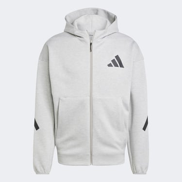  adidas Z.N.E. Full-Zip Erkek Gri Eşofman Üstü