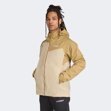  adidas Terrex Multi 2-Layer Rain Erkek Kahverengi Ceket
