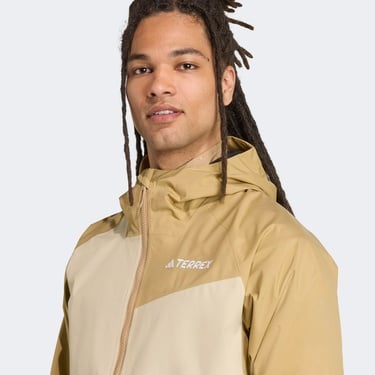 adidas Terrex Multi 2-Layer Rain Erkek Kahverengi Ceket