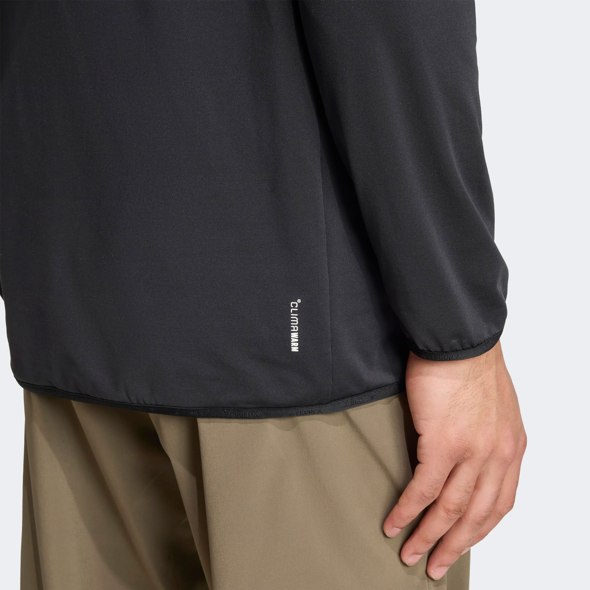 adidas Terrex Mountain Climawarm Half-Zip Fleece Erkek Siyah Polar