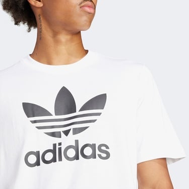 adidas Trefoil Erkek Beyaz T-Shirt