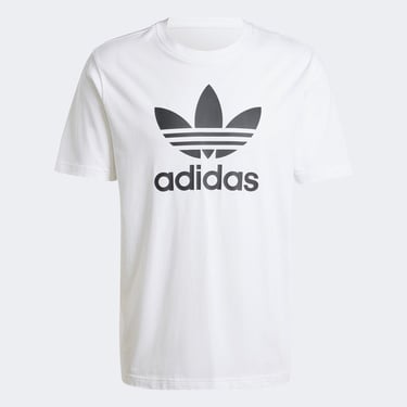  adidas Trefoil Erkek Beyaz T-Shirt