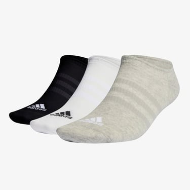  adidas Light No-Show 3'lü Unisex Gri Çorap