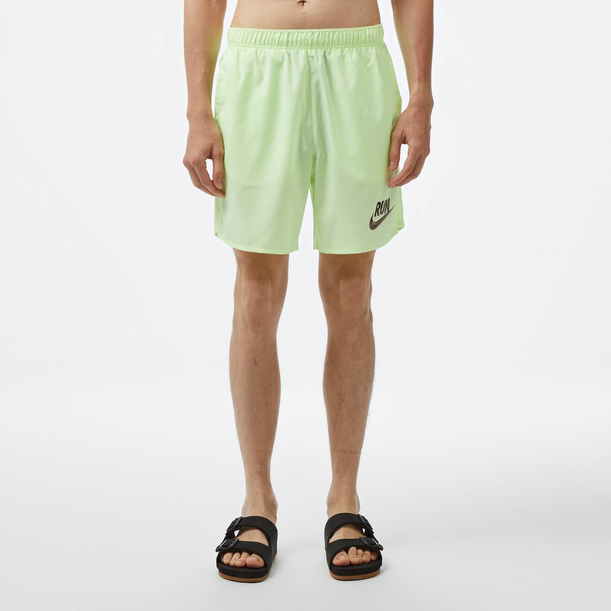 Nike Challenger Run Energy Erkek Yeşil Şort