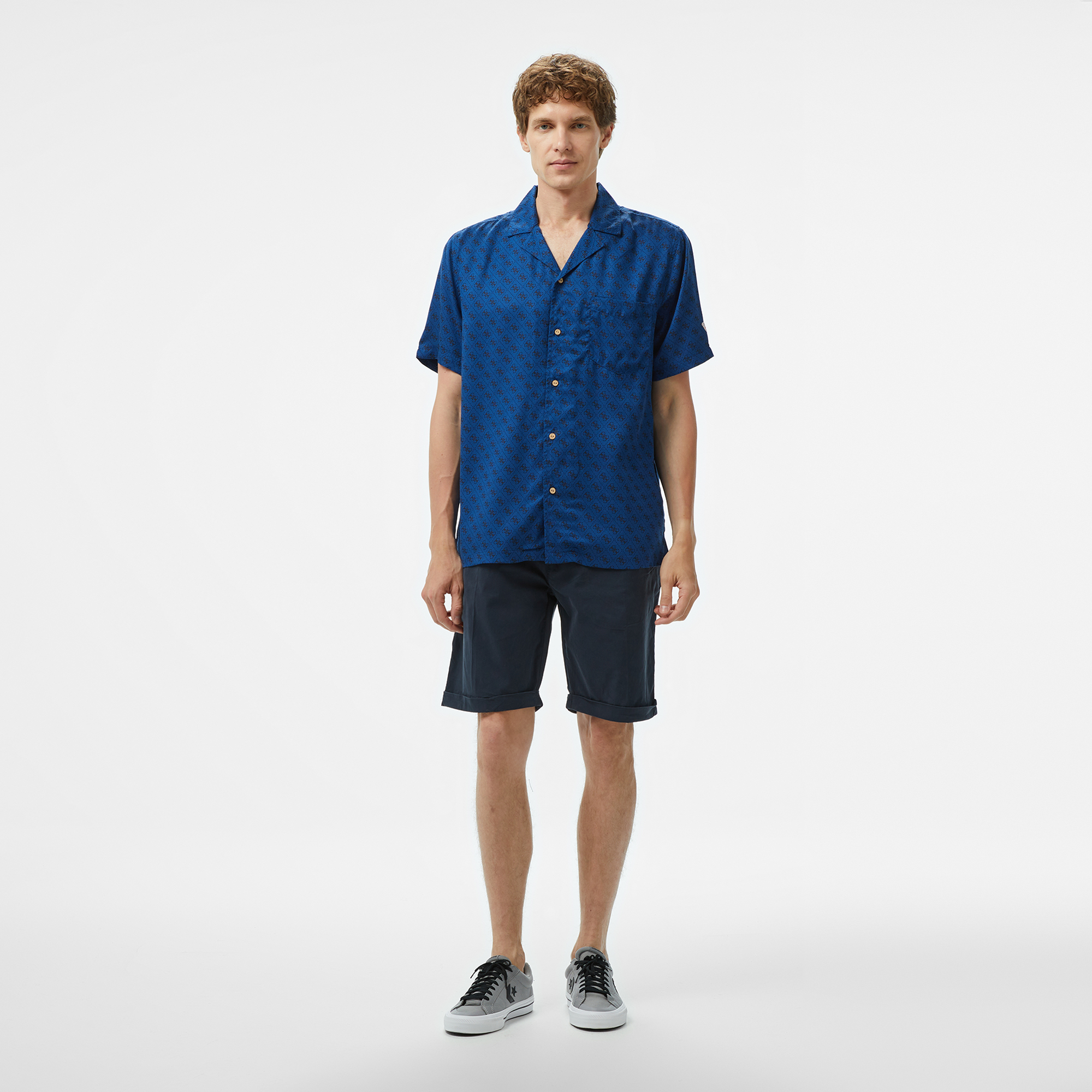  Guess Taylor Chino Short  Erkek Lacivert Şort