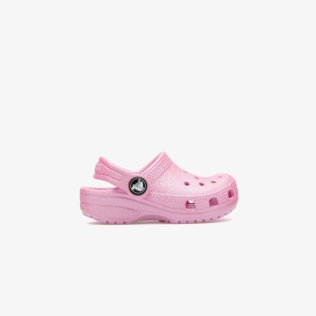  Crocs Classic Glitter Clog Bebek Pembe Terlik