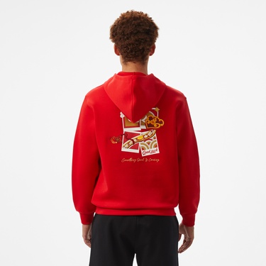  Anta CNY Good Luck Erkek Kırmızı Hoodie