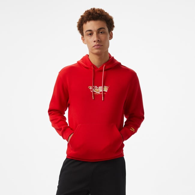  Anta CNY Good Luck Erkek Kırmızı Hoodie