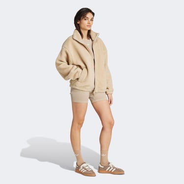  adidas Essential Teddy Jkt Kadın Yeşil Ceket