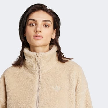  adidas Essential Teddy Jkt Kadın Yeşil Ceket