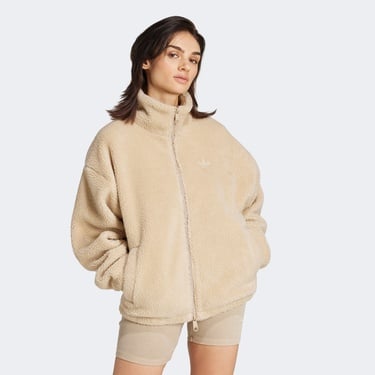  adidas Essential Teddy Jkt Kadın Yeşil Ceket