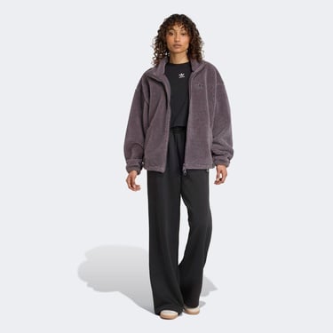  adidas Essentials Teddy Kadın Gri Ceket