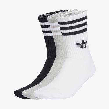  adidas 3-Stripes Crew 3' lü Unisex Beyaz Çorap