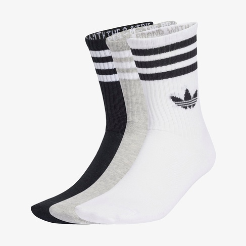  adidas 3-Stripes Crew 3' lü Unisex Beyaz Çorap