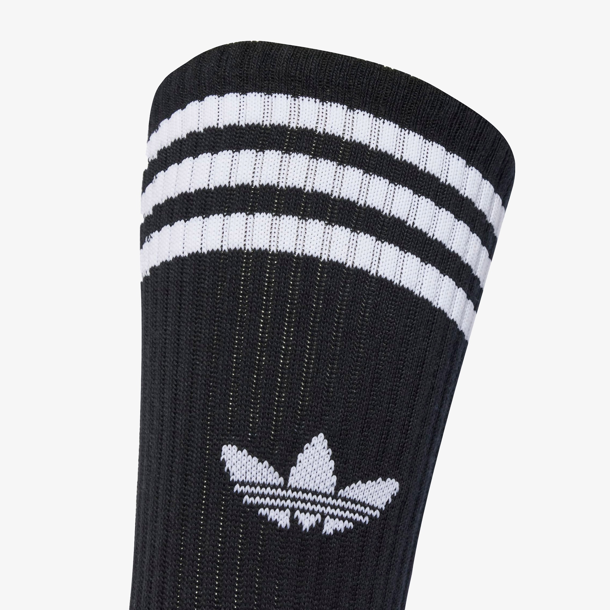 adidas 3-Stripes High Crew 3' lü Unisex Siyah Çorap