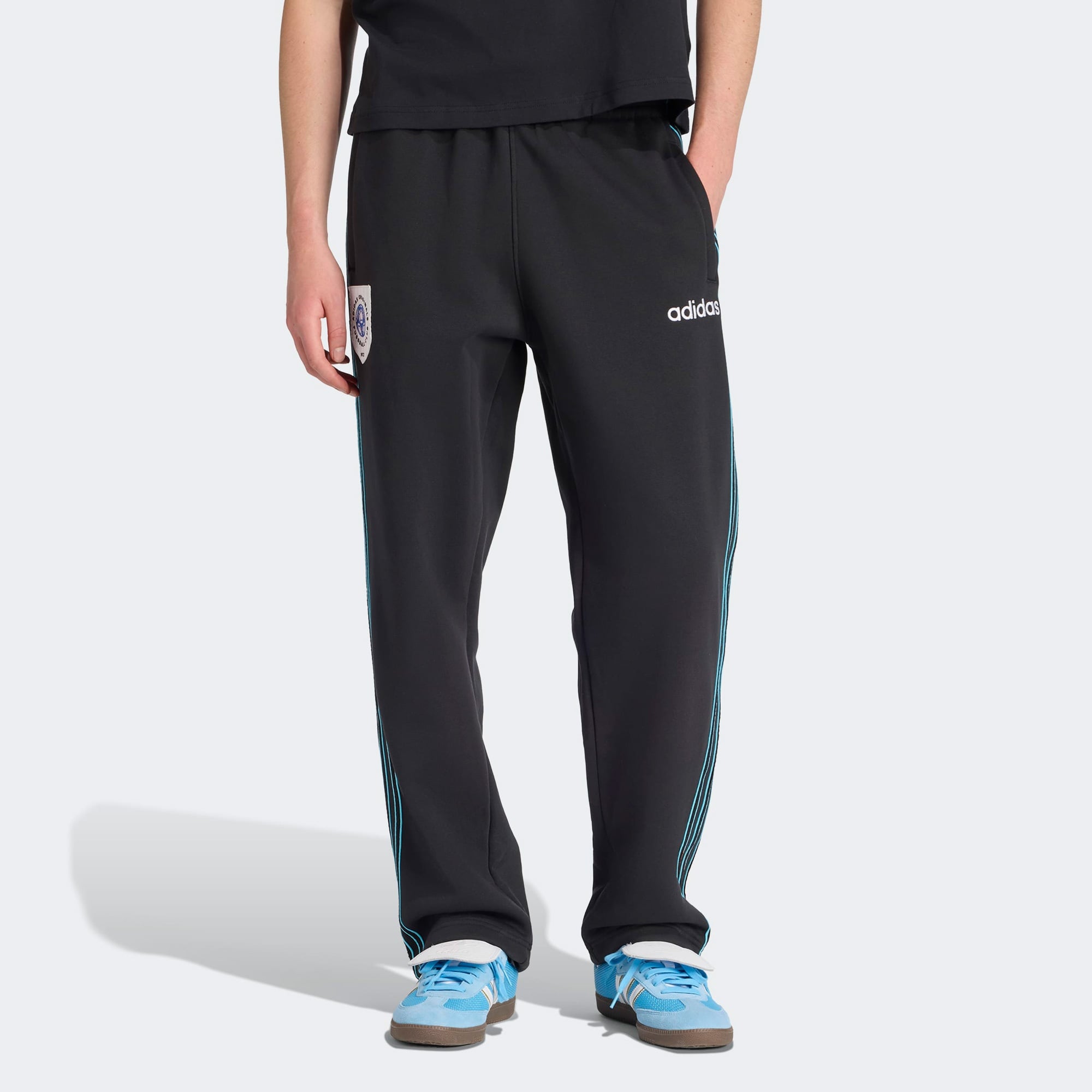 adidas Mesh Stripe Erkek Siyah Eşofman Altı