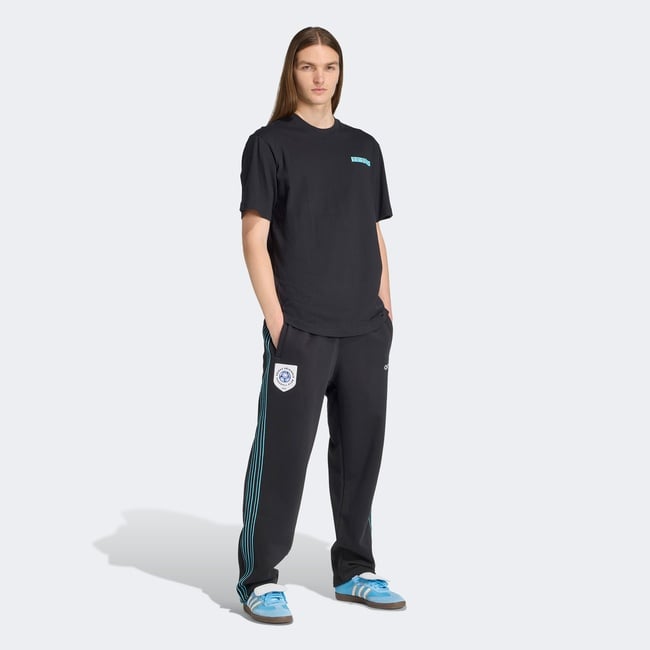  Adidas Mesh Stripe Erkek Siyah Eşofman Altı