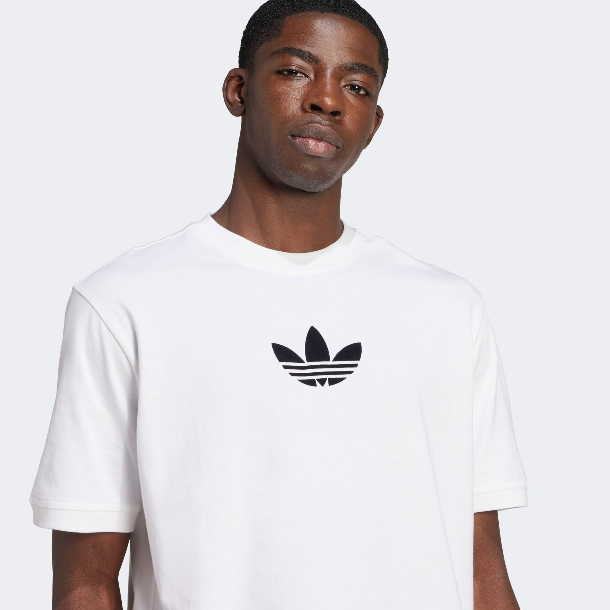 adidas Oversize Erkek Beyaz T-Shirt