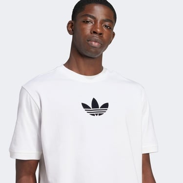  Adidas Oversize Erkek Beyaz T-Shirt