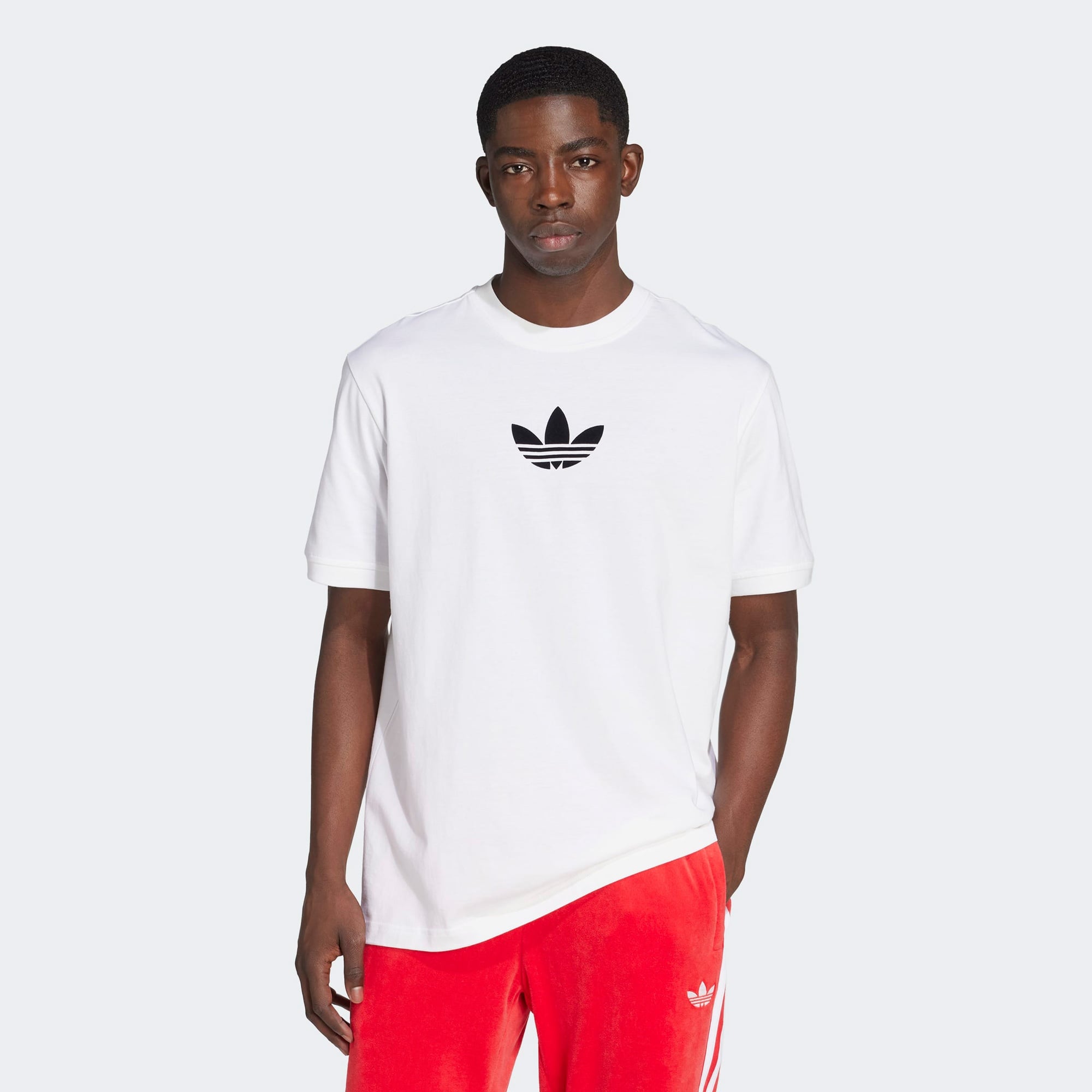 adidas Oversize Erkek Beyaz T-Shirt