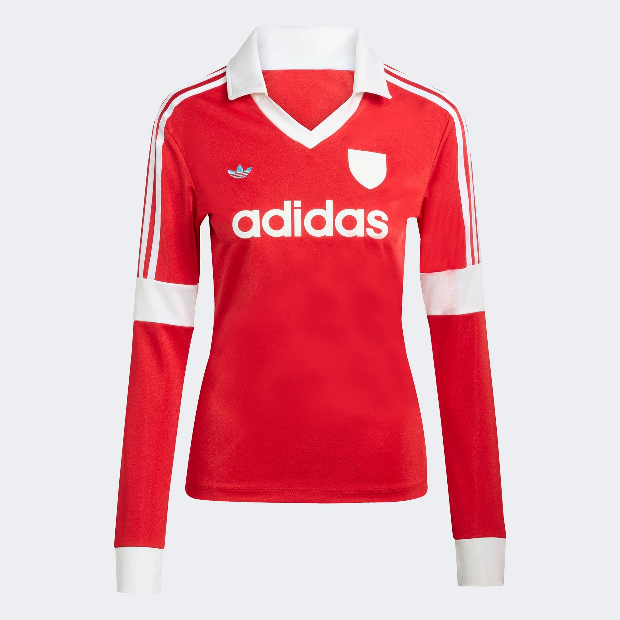 adidas Footie Collar Kadın Kırmızı T-Shirt