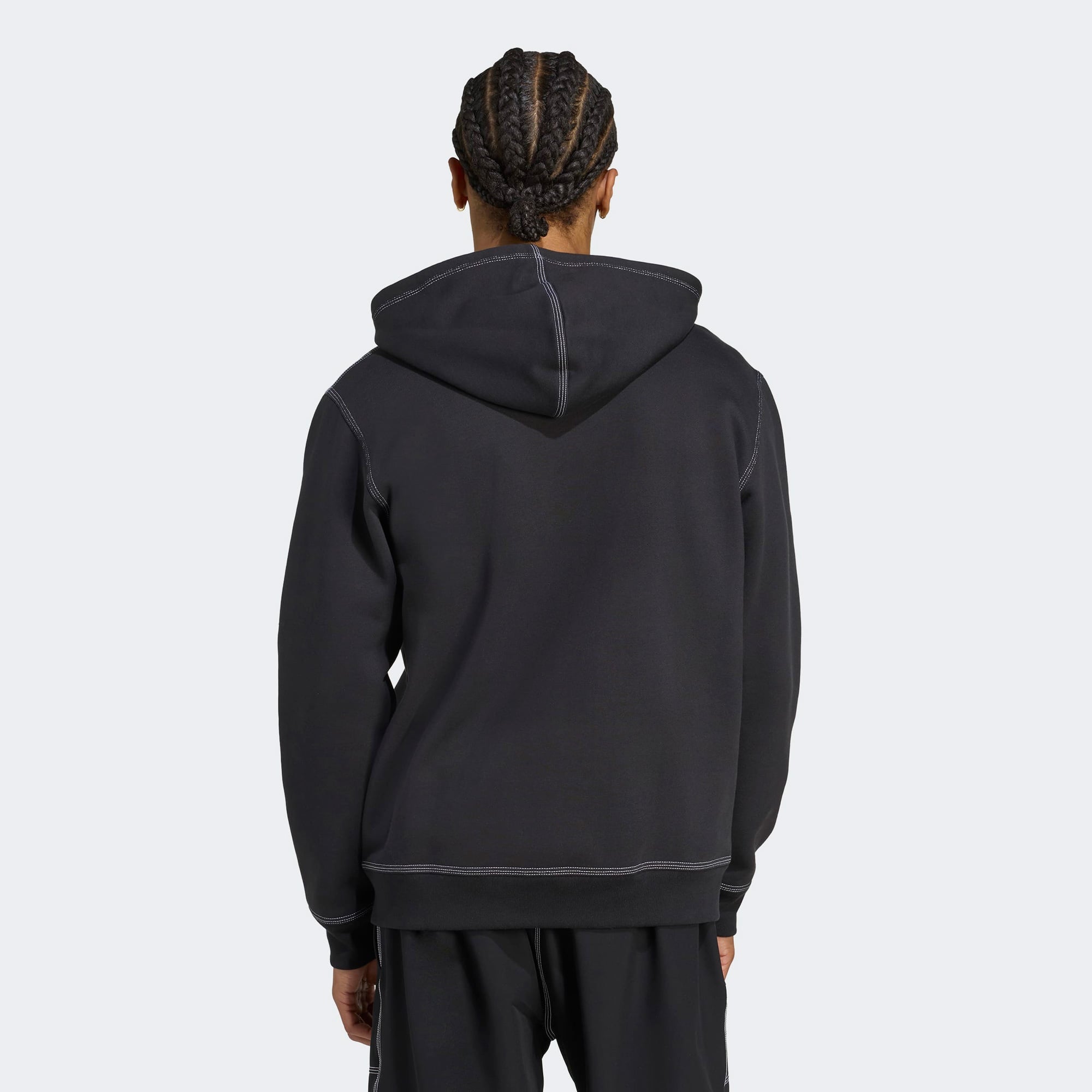 adidas Essentials Erkek Siyah Hoodie