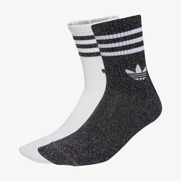  adidas 3-Stripes Glitter Crew 2 Unisex Siyah Çorap