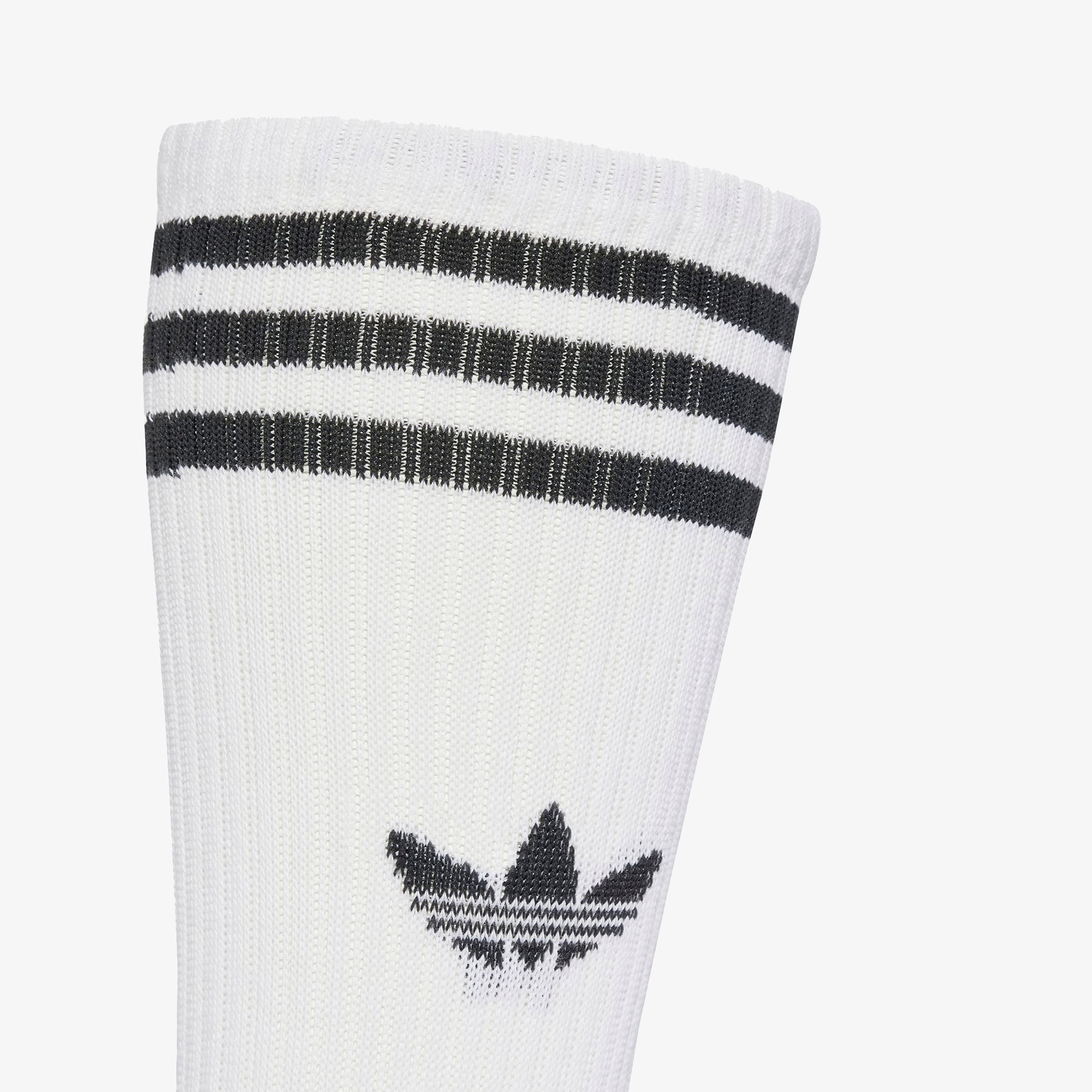 adidas 3-Stripes High Crew 3' lü Unisex Beyaz Çorap