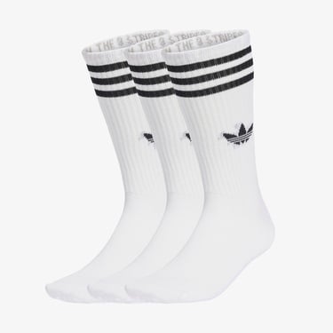  adidas 3-Stripes High Crew 3' lü Unisex Beyaz Çorap