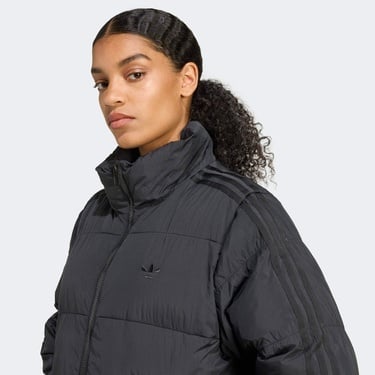  Adidas Long Puffer Kadın Siyah Ceket