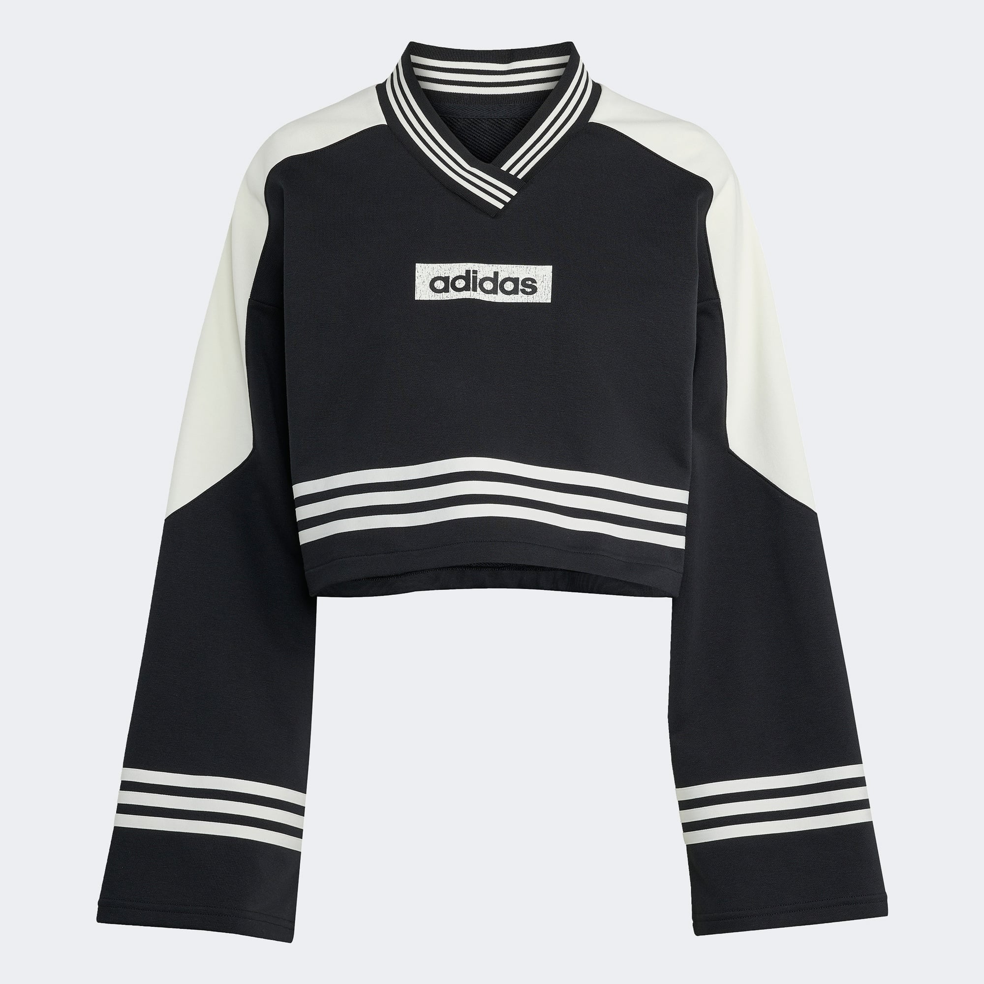 adidas Crew Kadın Siyah Sweatshirt