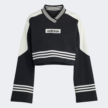  adidas Crew Kadın Siyah Sweatshirt