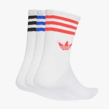  adidas 3-Stripes Crew 3' lü Unisex Beyaz Çorap