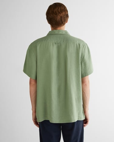  GANT Erkek Yeşil Kısa Kollu Gömlek