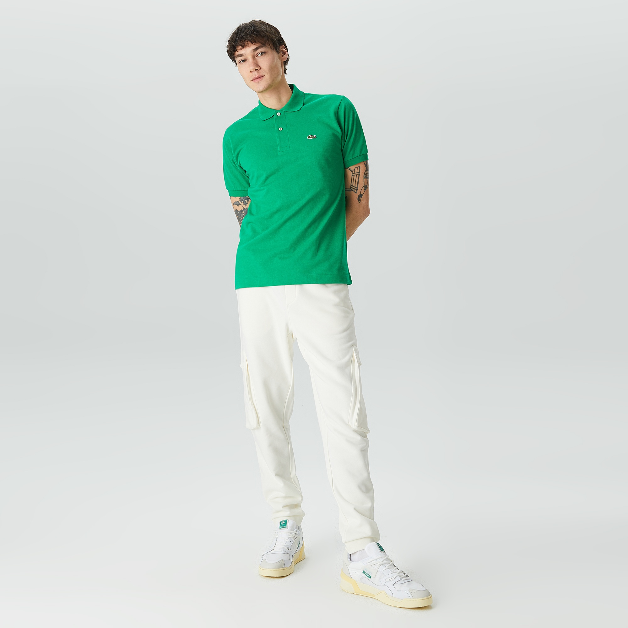 Lacoste L.12.12 Erkek Classic Fit Yeşil Polo