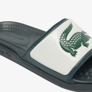  Lacoste Serve Slide Dual Erkek Yeşil Terlik