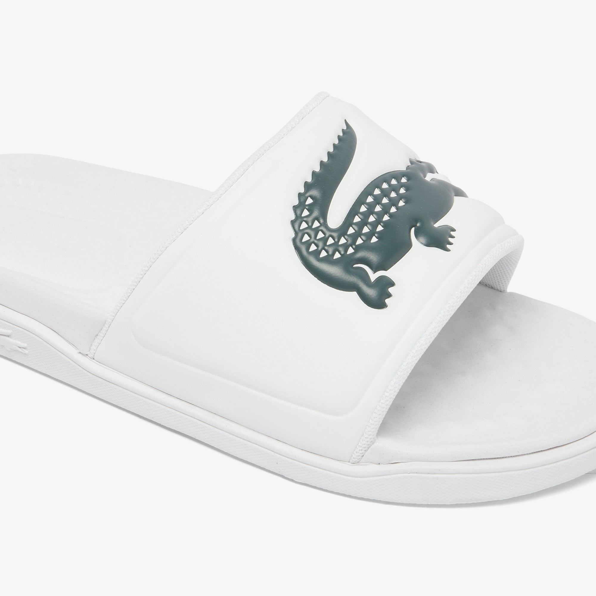 Lacoste Serve Slide Dual Erkek Beyaz Terlik