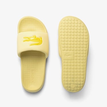  Lacoste Serve Slide Kadın Sarı Terlik