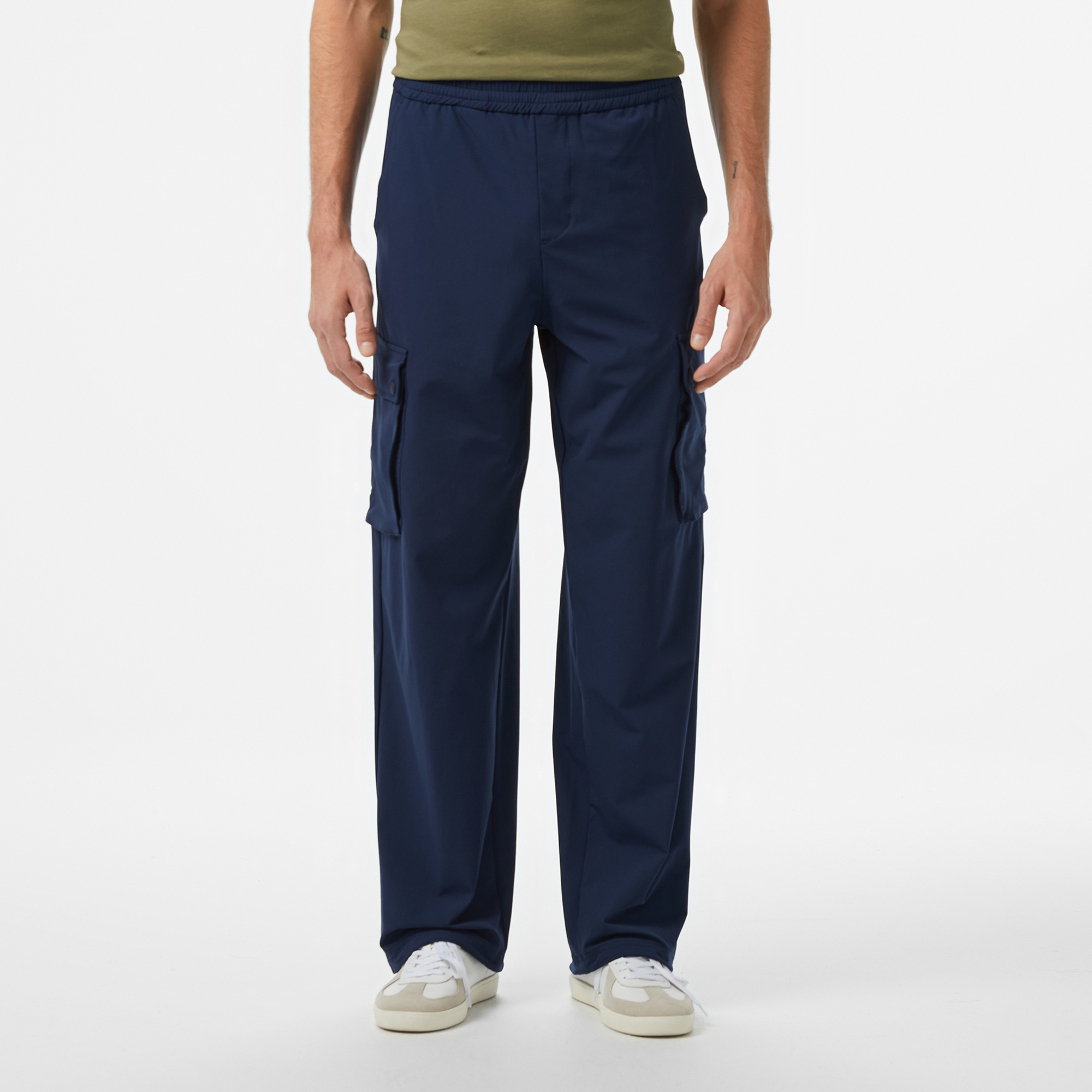 Erkek Relaxed Fit Jogger Lacivert Pantolon